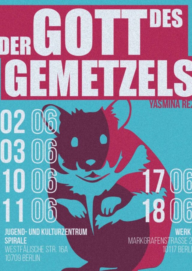 Plakat: Der Gott des Gemetzels